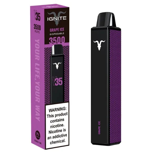 IGNITE V35 3.500 PUFFS GRAPE ICE