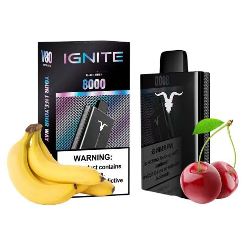 IGNITE V80 8000 PUFFS BANANA CHERRY