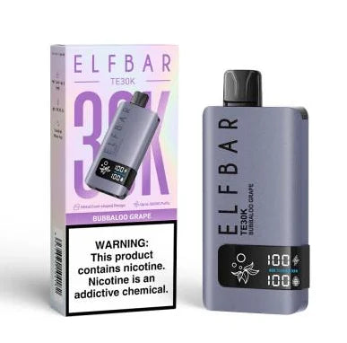 ELFBAR TE 30.000 PUFFS BUBBALOO GRAPE