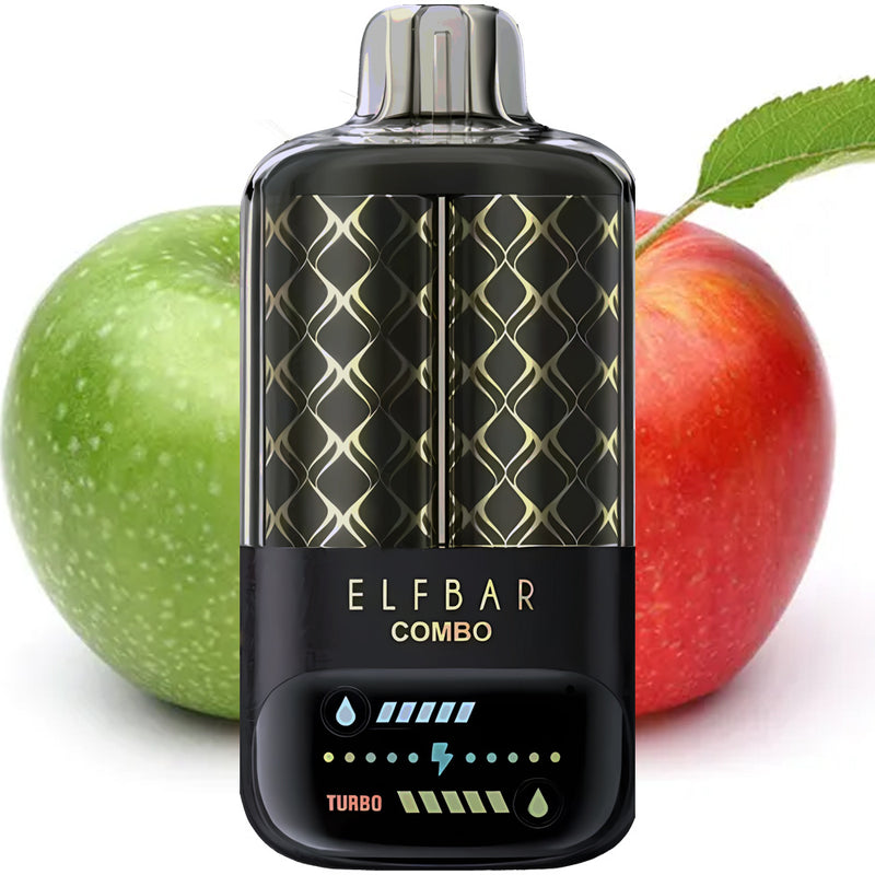 ELFBAR COMBO 25.000 GREEN APPLE/DOUBLE APPLE SHISHA