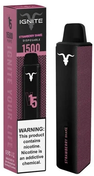 IGNITE V15 1.500 PUFFS STRAWBERRY SHAKE