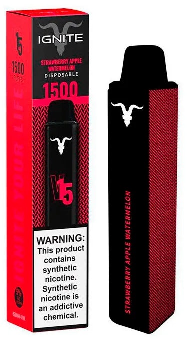 IGNITE V15 1.500 PUFFS STRAWBERRY APPLE WATERMELON