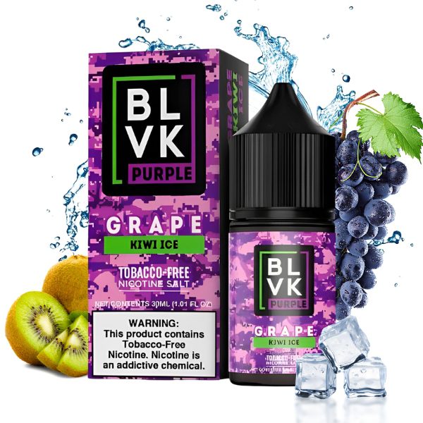 BLVK PURPLE SALT: GRAPE KIWI ICE