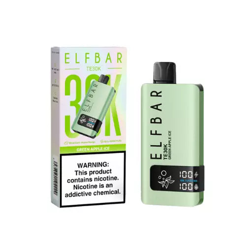 ELFBAR TE 30.000 PUFFS GREEN APPLE ICE