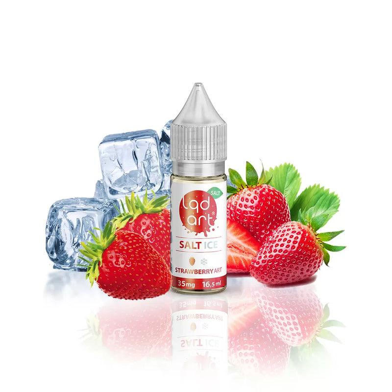 LQD SALT SABOR: STRAWBERRY ART