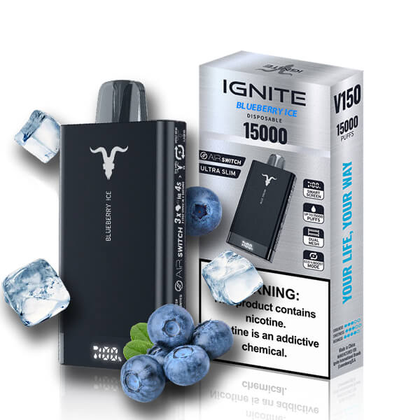 IGNITE V150 15.000 PUFFS BLUEBERRY ICE