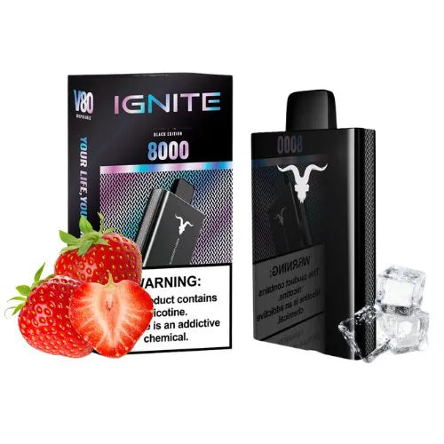 IGNITE V80 8000 PUFFS STRAWBERRY ICE