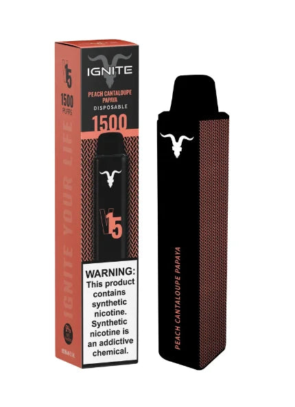 IGNITE V15 1.500 PUFFS PEACH CANTALOUPE PAPAYA